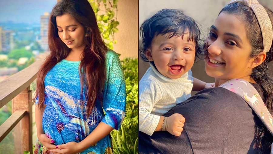 From bump to baby, singer Shreya Ghoshal has been sharing heartwarming motherhood moments