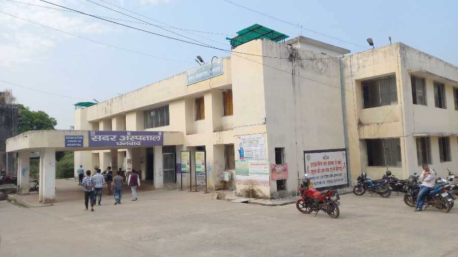 Sadar Hospital, Danbad on Monday.