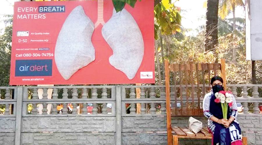 A lung billboard in Maharashtra 