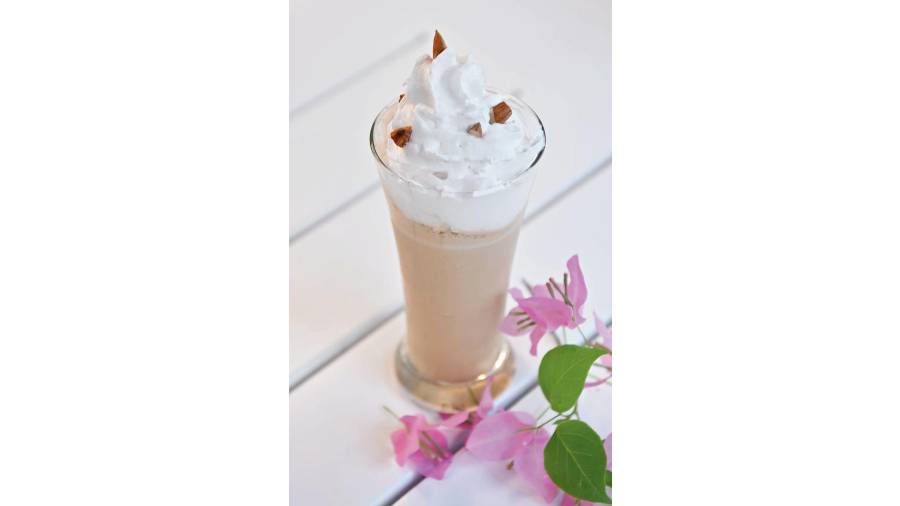 Almond Exotica: Go nuts with this creamy coffee concoction that balances sweetness with its crunch. Rs 250