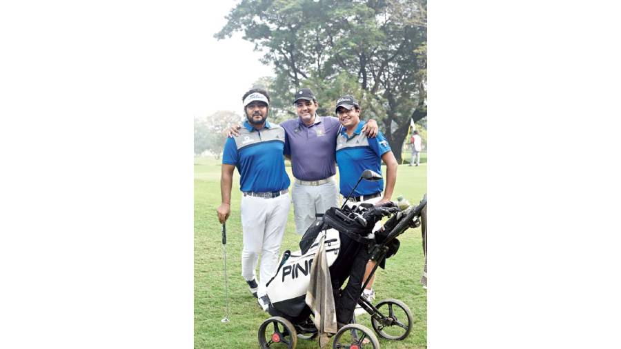 Camaraderie at its best. (L-R) Gaurav Upadhaya, Pavan Ghai and Ishan Bajoria