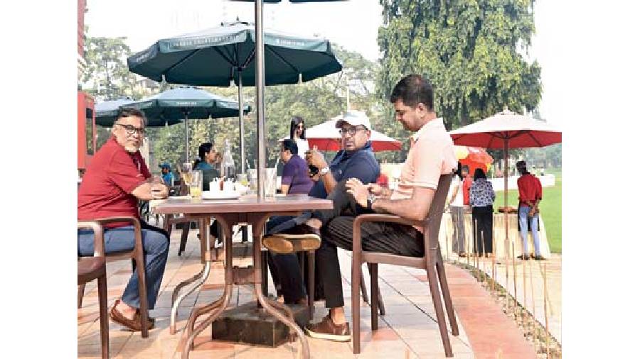 The club think tank (l-r): Rohan Ghosh, Gaurav Ghosh and Ranjit Singh