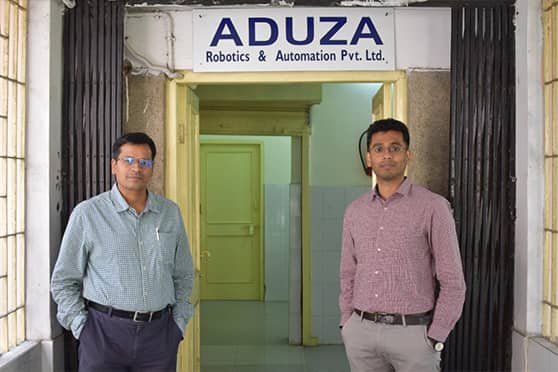 (L-R) Arun Dayal Udai and Zafar Alam, founders of ADUZA and full-time faculty in the Mechanical Engineering department at IIT (ISM).