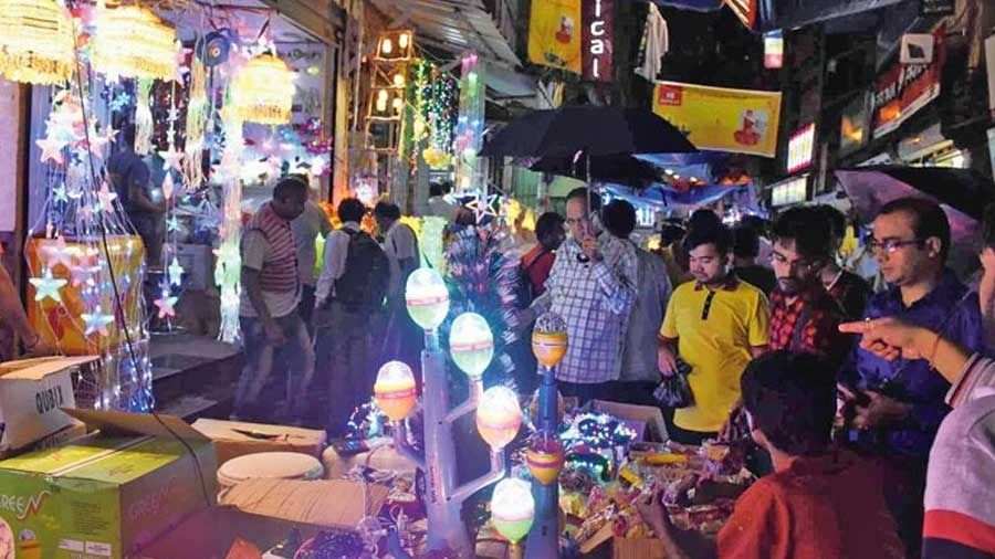 Ezra Street usually comes alight during Diwali for lights shopping