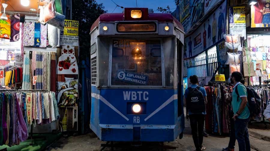  At dusk, Kolkata’s trams acquire a charm of their own
