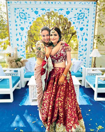 Mira Kapoor at the wedding of her BFF