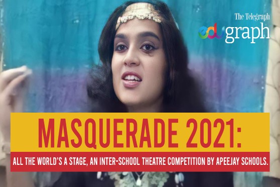 Masquerade 2021: All the World’s a Stage, a virtual inter-school theatre competition by Apeejay Schools.