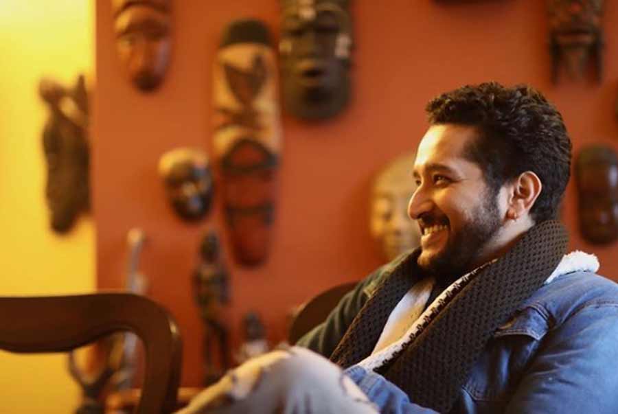 HAPPY TIMES: Actor Parambrata Chatterjee is in London for a shoot. He uploaded this photograph on Thursday, November 25