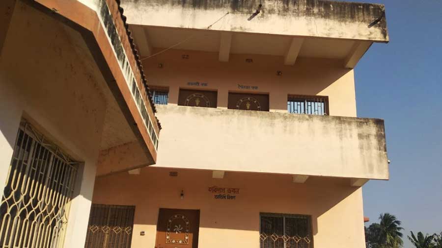 A guesthouse built with a grant from the Zila Parishad of the adjoining area