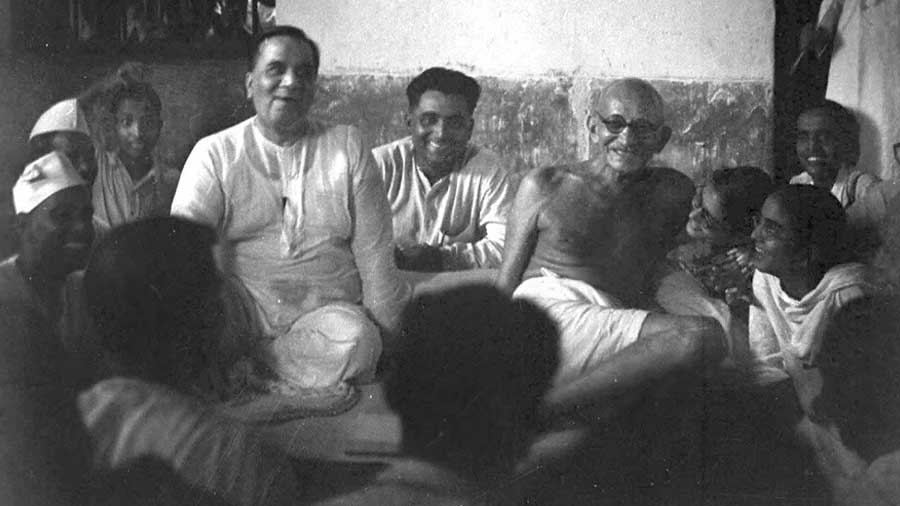 Mahatma Gandhi in Kolkata in August 1947