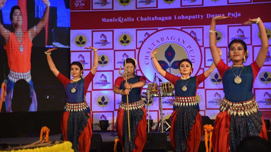Dancers during the closing performance for the event