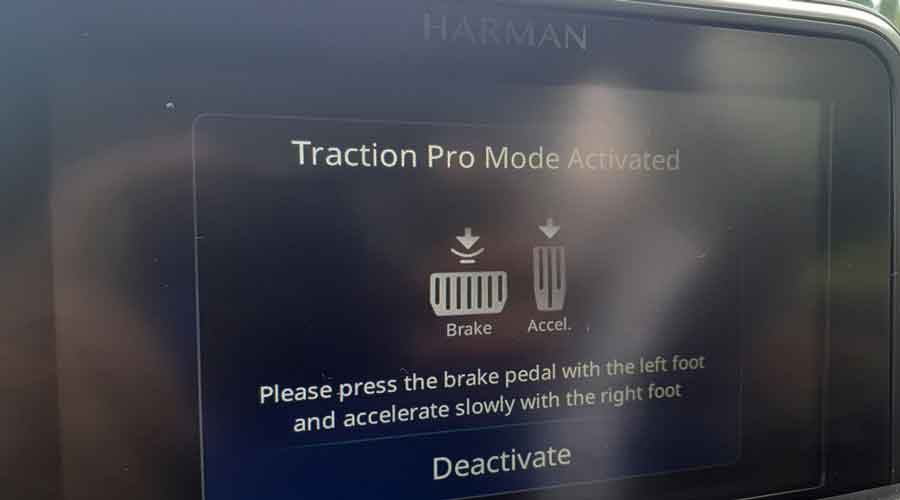 Traction Pro Mode has to be activated by the driver but it looks like a pretty good thing to have