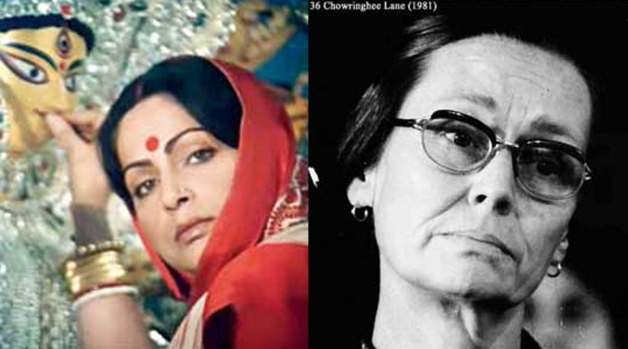 Jennifer Kendal in 36 Chowringhee Lane (left) and (right) Rakhee in Parama, both directed by Aparna Sen