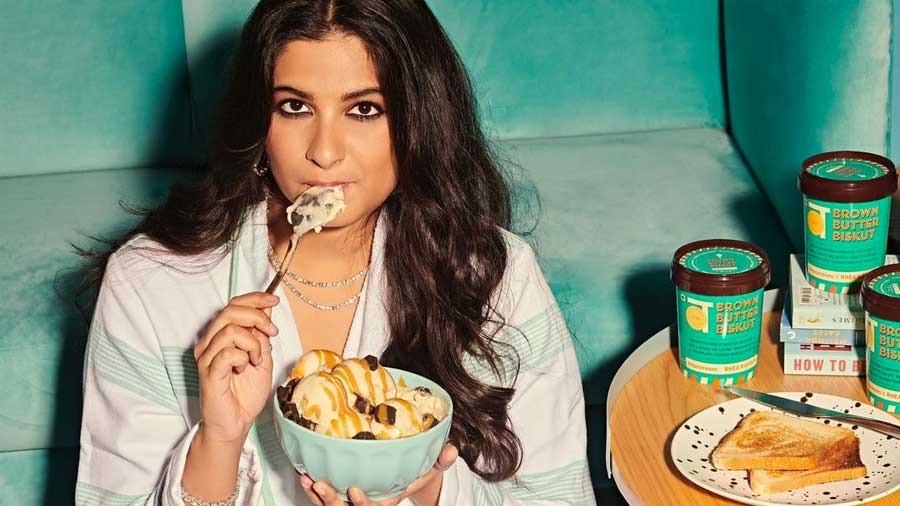 PapacreamXRhea Kapoor's Brown Butter 'Biskut' features dulce de leech biscuits swirl