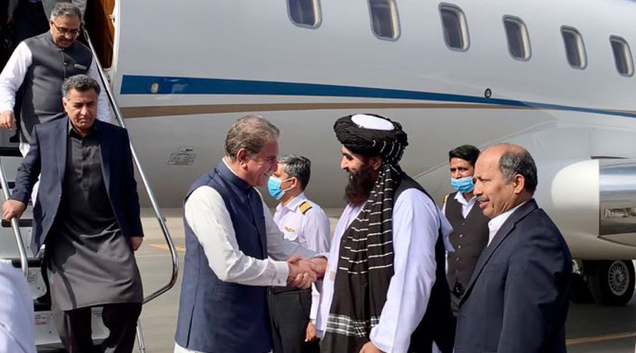 Qureshi met interim Afghanistan Prime Minister Mullah Mohammad Hassan Akhund and underlined that Pakistan wanted lasting peace and stability in Afghanistan.