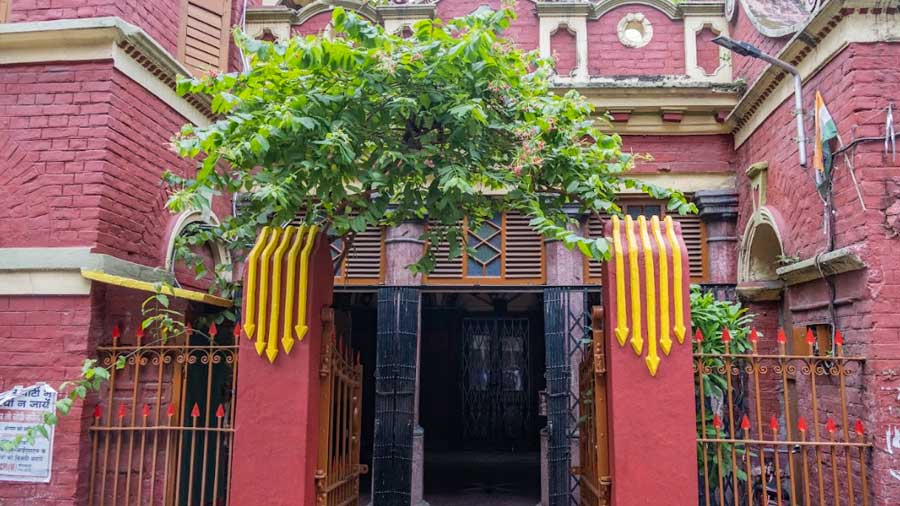 Chandi Bari, a temple to goddess Kali, which is more than 100 years old