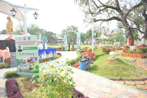 A view of Sardar Patel park in Harmu, Ranchi.