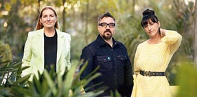 The team behind PlantLife — (left to right) Leslie Mullins, Taylor Vignali and Lana Pappa