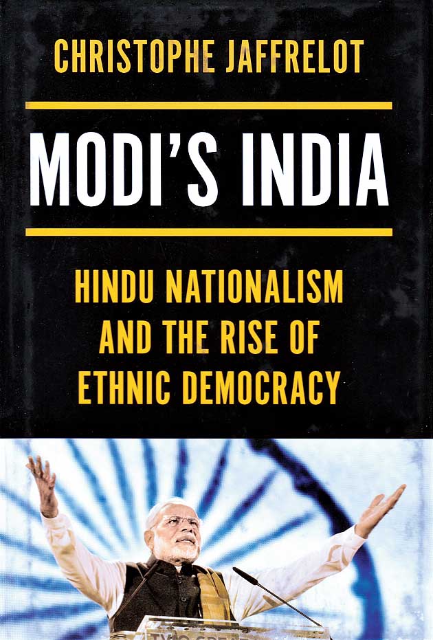 The cover of Modi’s India: Hindu Nationalism and the Rise of Ethnic Democracy