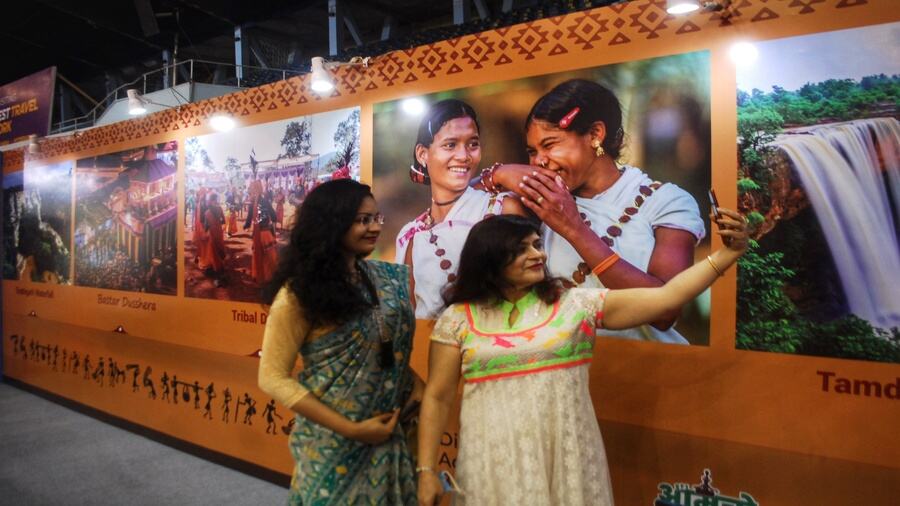 More selfies at the fair. Wasim Raja, special secretary, tourism, Jammu and Kashmir, said with restrictions on international travel, there are huge opportunities in domestic tourism.