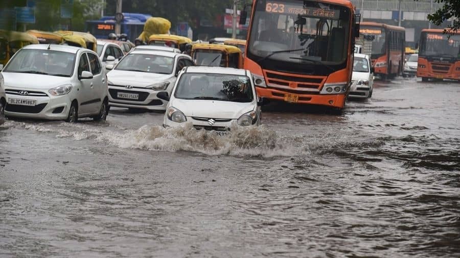 New Delhi | Delhi Airport Forecourt Waterlogged Briefly After Heavy ...