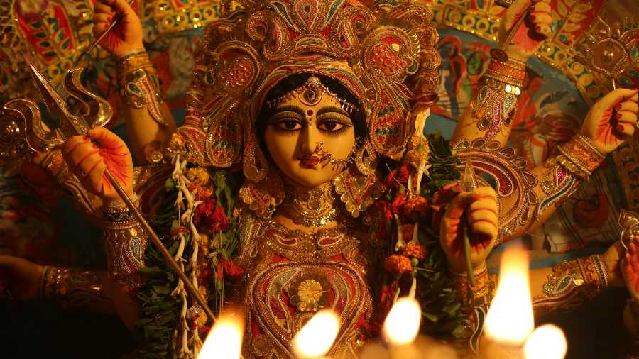Odisha government's August 9 guideline on festivals where the restrictions have been imposed to keep the height of the Durga idols within four feet 
