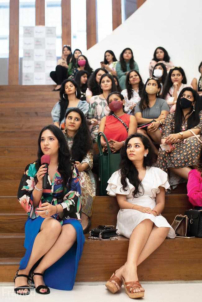 YFLO members in the audience as they enjoyed their first physical session with guest speakers