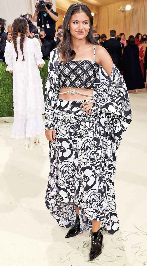 Freshly minted US Open champion Emma Raducanu.