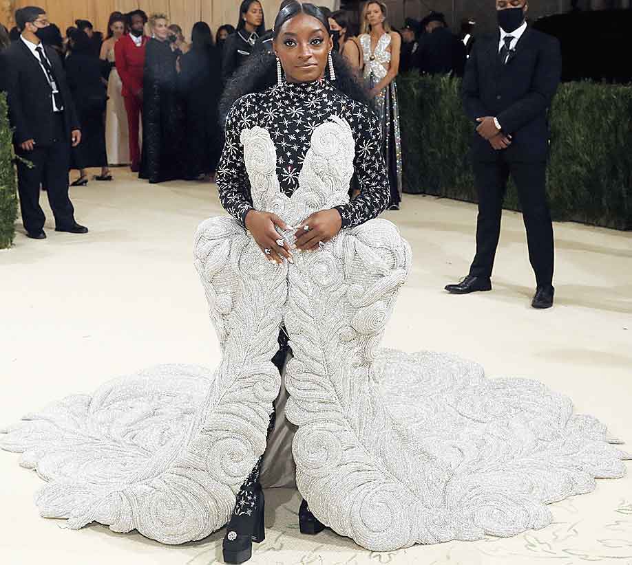 Ace gymnast Simone Biles.