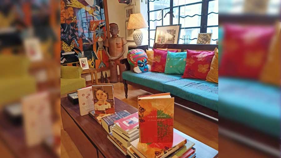 Inside the Seagull Bookstore on 36C, Shyama Prasad Mukherjee Road