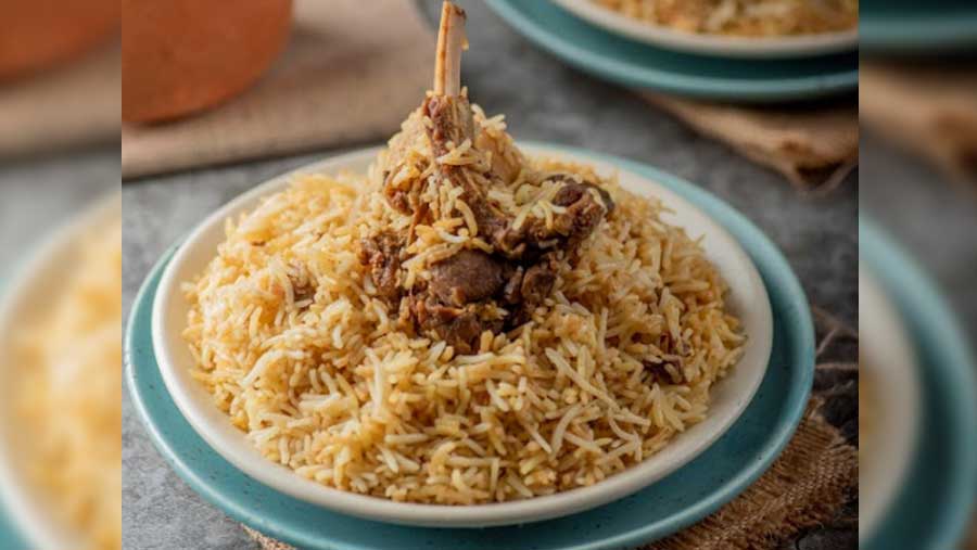 What’s biryani without aloo, really! 