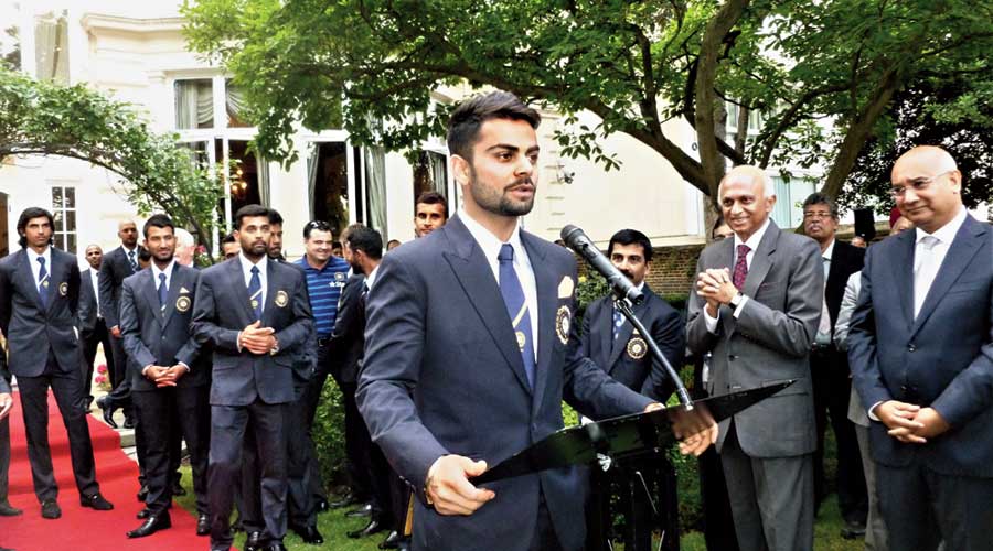 Virat Kohli, when he introduced himself as  “the batsman” in 2014