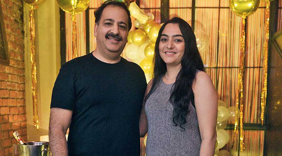 General manager, JW Marriott Kolkata, Sumeet Suri with wife Roma