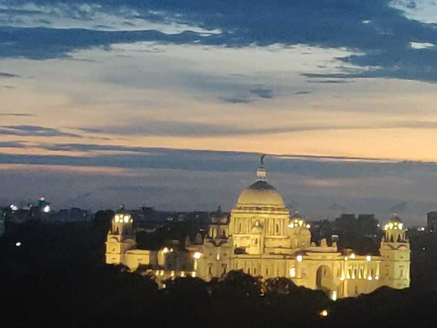 Although these photographs were taken during a moment when the clouds relented, Kolkata has been under the grip of one rain system after another lately and is likely to receive heavy rains with strong winds on Tuesday and Wednesday