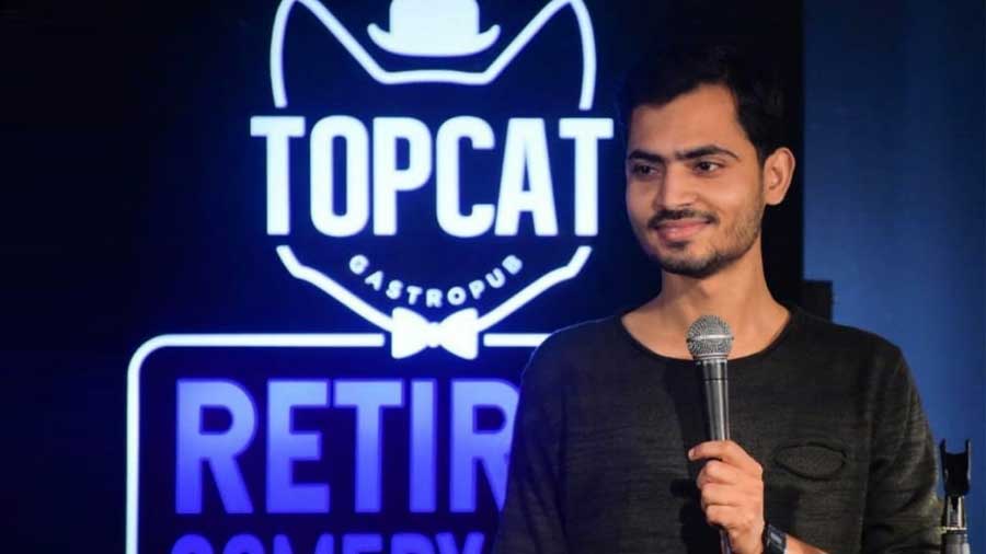 Abhinav Tewary is a regular in the Kolkata comedy scene. 