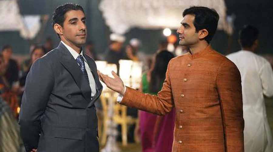 Homi Bhabha (left, played by Jim Sarbh) and Vikram Sarabhai (played by Ishwak Singh) as depicted in ‘Rocket Boys’