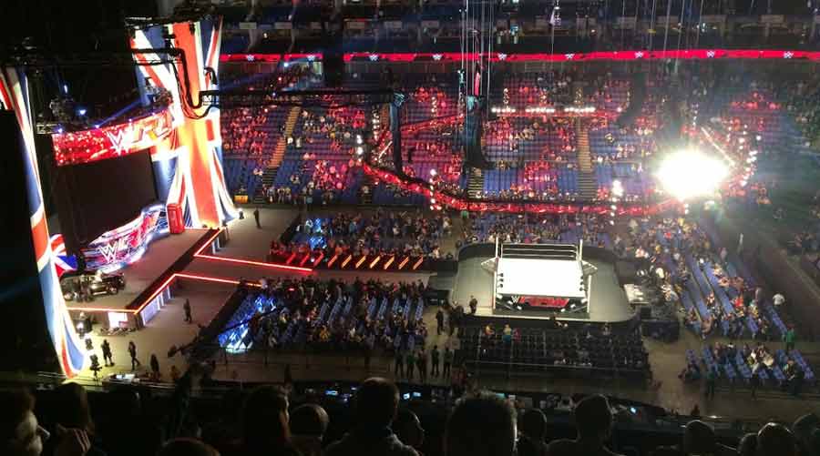 The O2 in London is Mahal’s favourite arena to wrestle in  