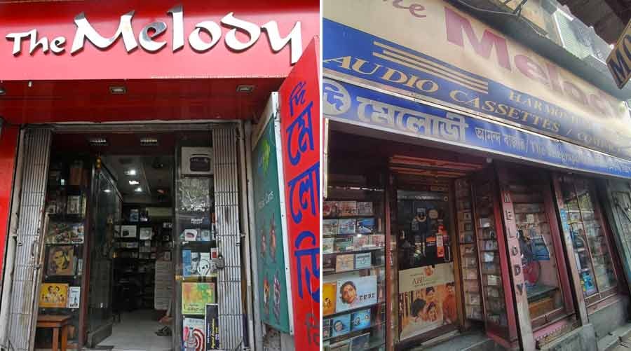 The Melody, the beloved music store on Rashbehari crossing, was established in 1938 by Sushil Kumar Chakraborty. The Melody houses two shops. While one sells LP records, CDs and cassettes, the other shop offers a collection of musical instruments