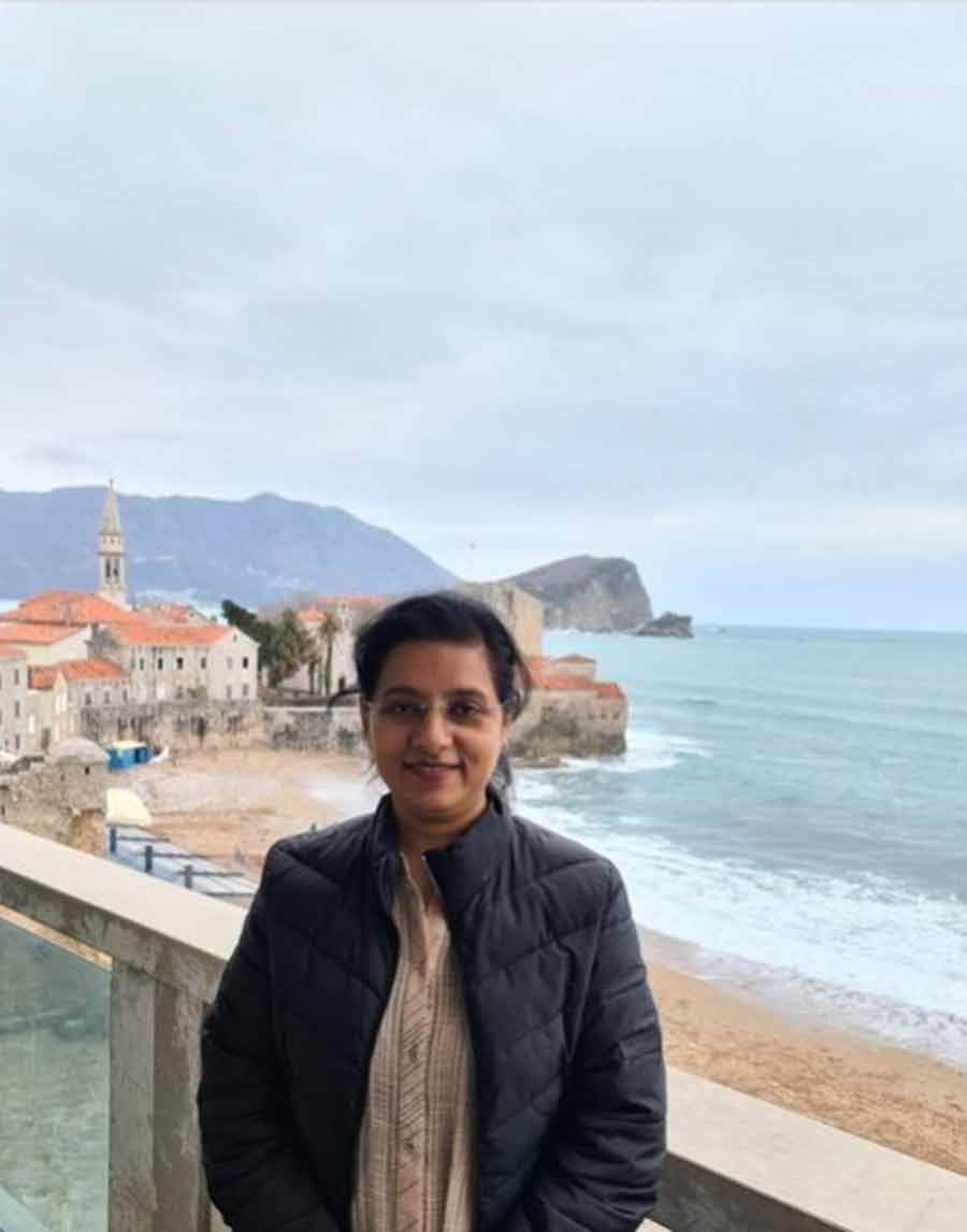 BY THE SHORE: Dona Ganguly uploaded this photograph from Budva, Montenegro on Friday, April 1
