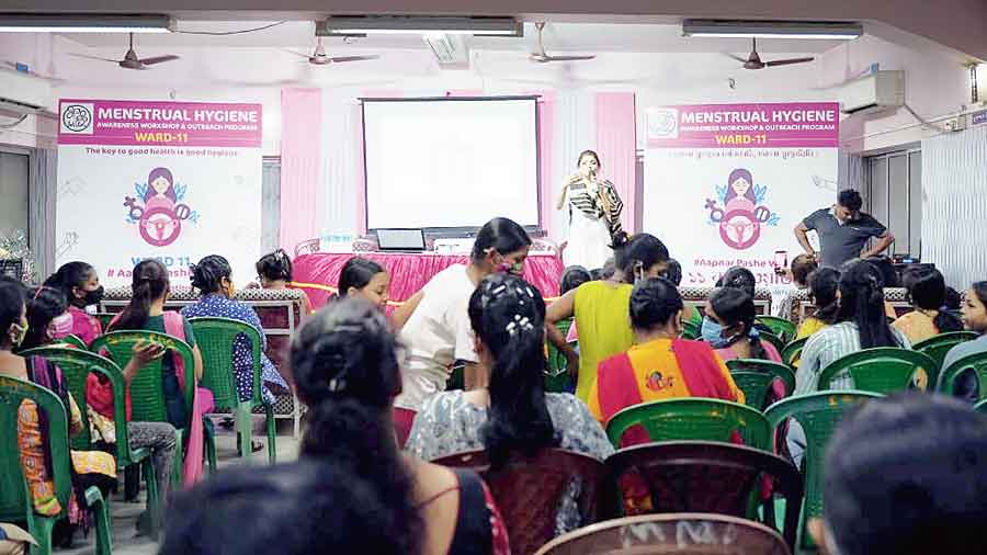The awareness workshop in a north Kolkata neighbourhood