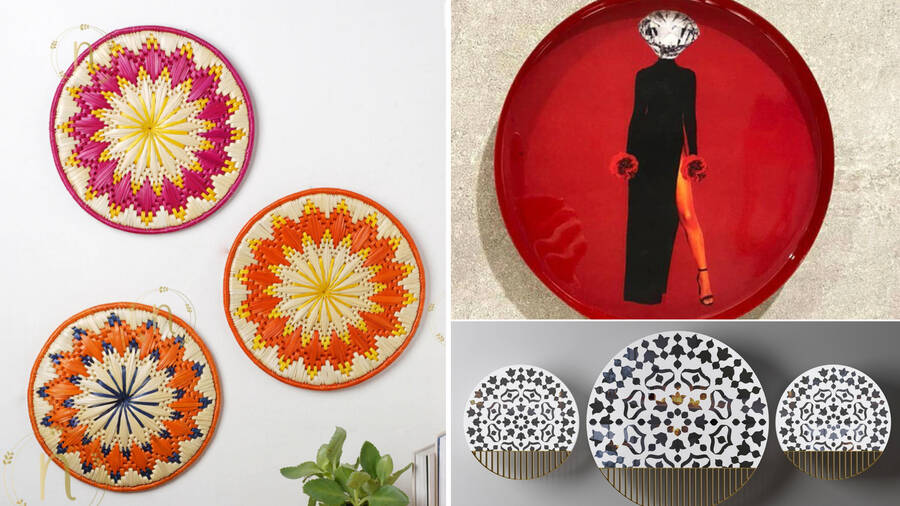 Wall plates have gone from traditional to contemporary chic and made a comeback on the home decor front