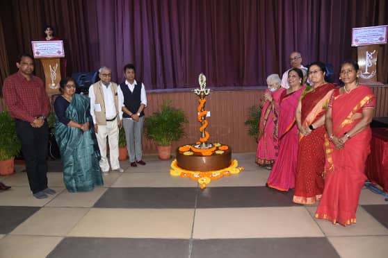 Guests at the inauguration of the two-day seminar at DBMS College of Education in Jamshedpur. 