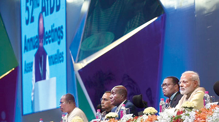 Prime Minister Narendra Modi at 52nd annual meeting of African Development Bank