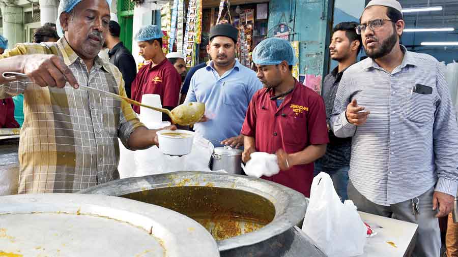Haleem being sold at an eatery on Colootola Street.