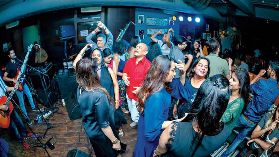 Guests hit the dance floor at Bakstage in Sector V