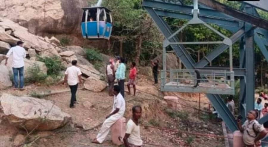 A view of mishap site