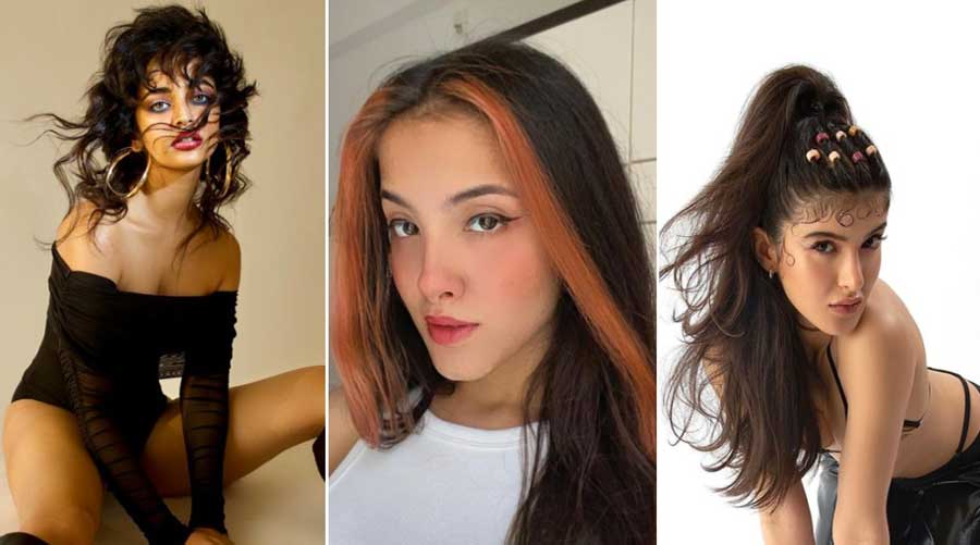 The curl-ready mullet is trending big; rose-tinted streaks from Paradyes; Shanaya Kapoor sports some 2000s-inspired hair beads 