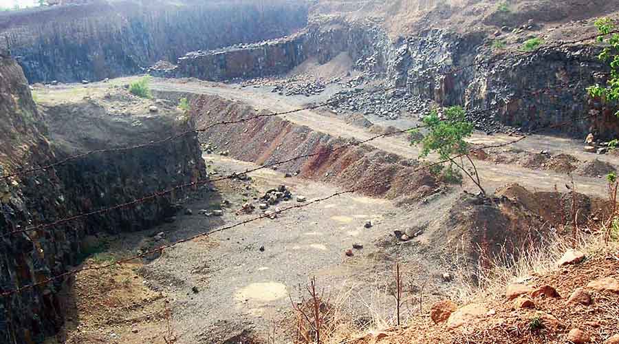 The site of the proposed coal mine at Deocha-Pachami in Birbhum district.