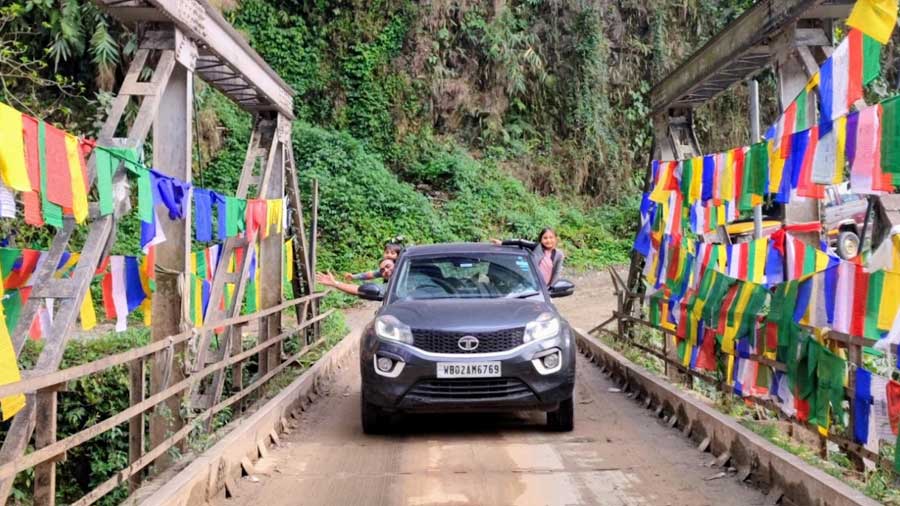  Our trusty steed, the Tata Nexon, slogged through the terrain without a hitch 