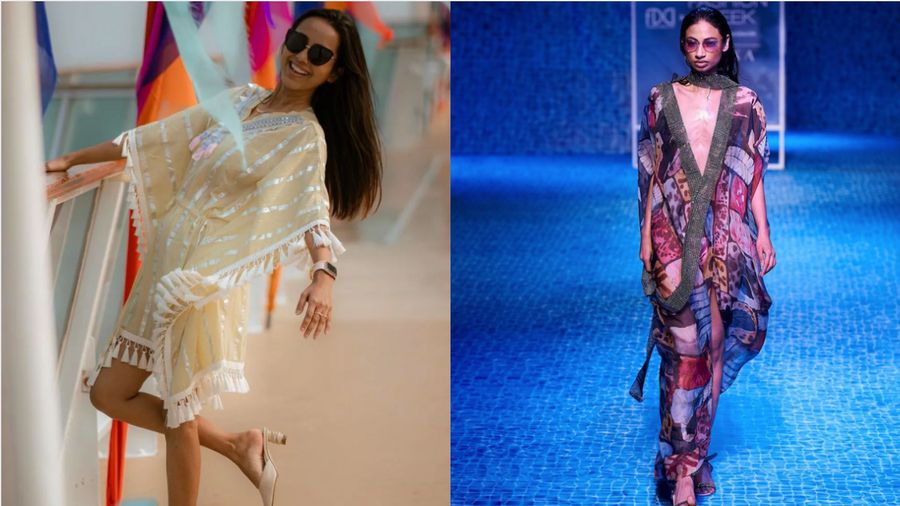 Kaftans from The Beach Company, and Shivan & Narresh
